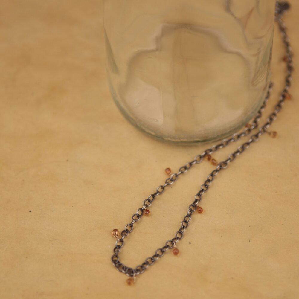 Yellow Sapphire Briolette Necklace