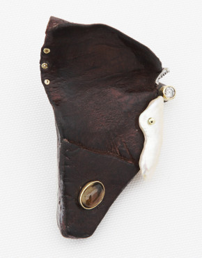 The Rare Alligator Moth Brooch