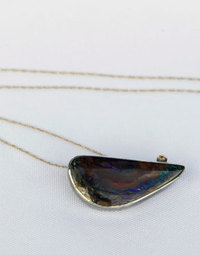 Balance of Nature Boulder Opal Necklace