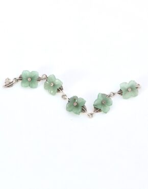 Aventurine/Pink Sapphire Bracelet