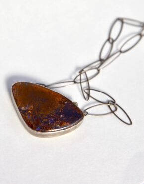 Large Boulder Opal Necklace