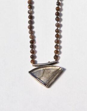 Rutilated Quartz/Sunstone Necklace