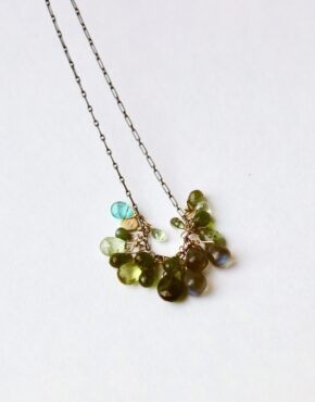 Multi-Stone Briolette Necklace