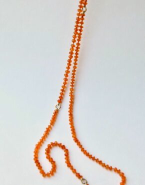 Long Carnelian Necklace