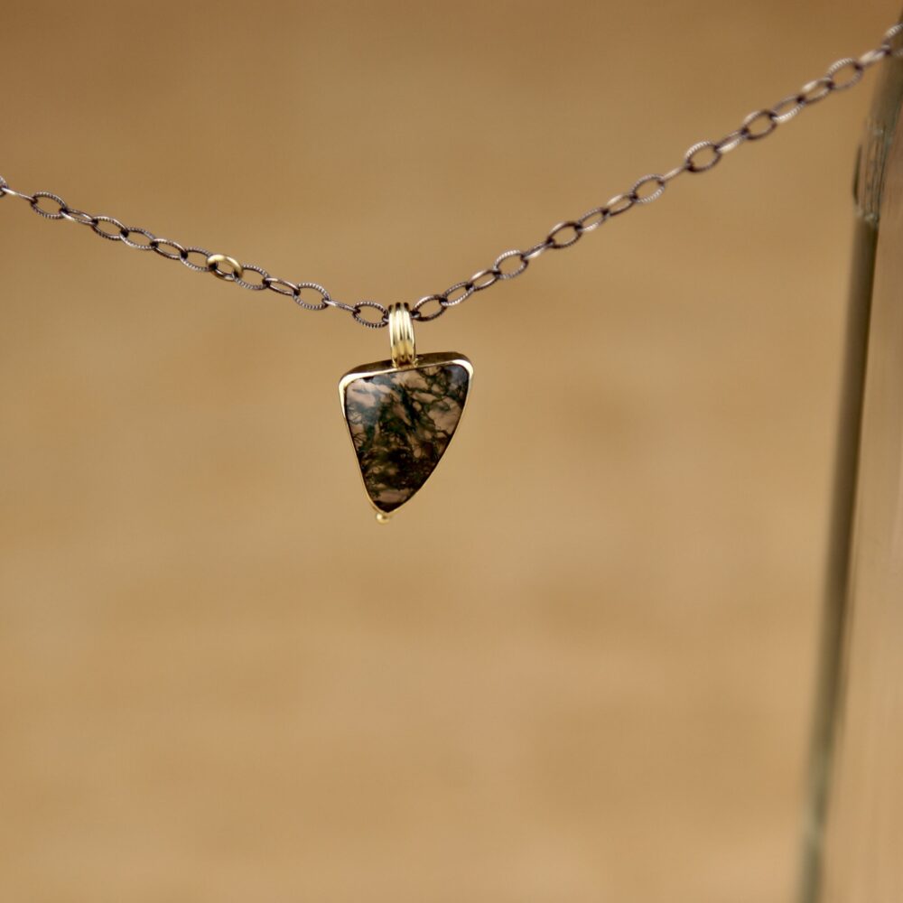 Moss Agate Amulet*